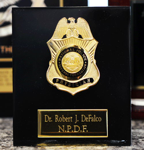 National Police Defense Foundation Physician badge